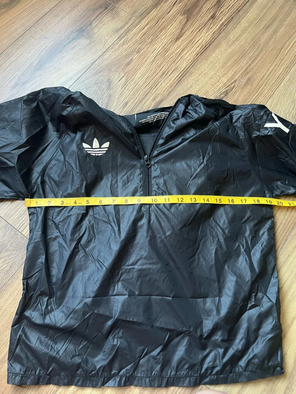 Adidas Yeezy Season 1 Invitation Windbreaker Jacket Black Yeezus Tour 3 Logo